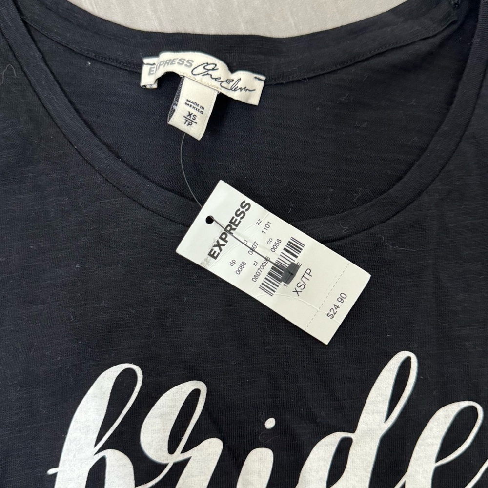 Express Black 'Bride Squad' Tank - Picture 3 of 4